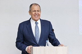 Поздравления Министру иностранных дел Российский Федерации С.В.Лаврову с 75-летием 